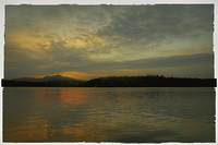 Sunset over Owls Head Mountain